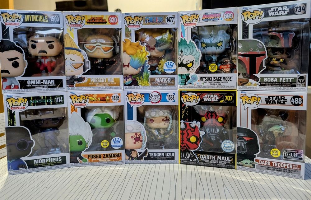 Funko Pop One Piece Naruto Demon Slayer Star Wars Dragon Ball My Hero