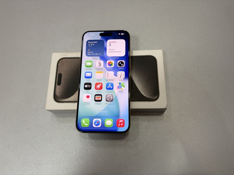 Iphone 15 Pro Max, 256 gb, Natural Titanium