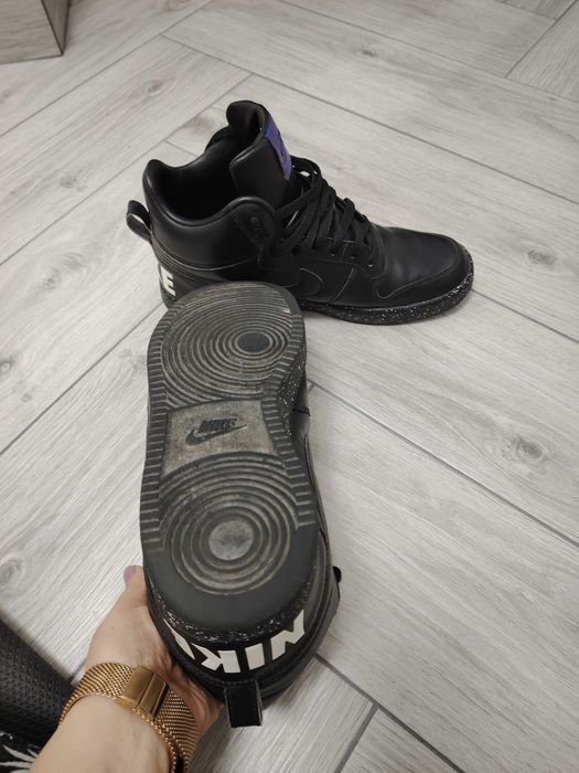 Sneakers Nike Court Borough Mid, negru, marimea 42
