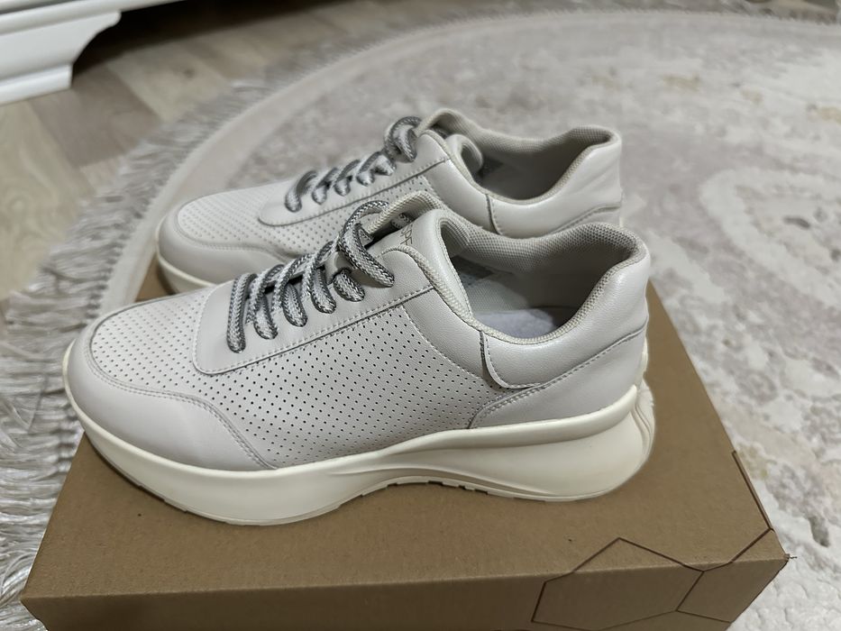 Кожаные кроссовки Respect