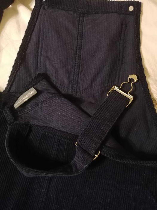 Rochita catifea cu bretele M164