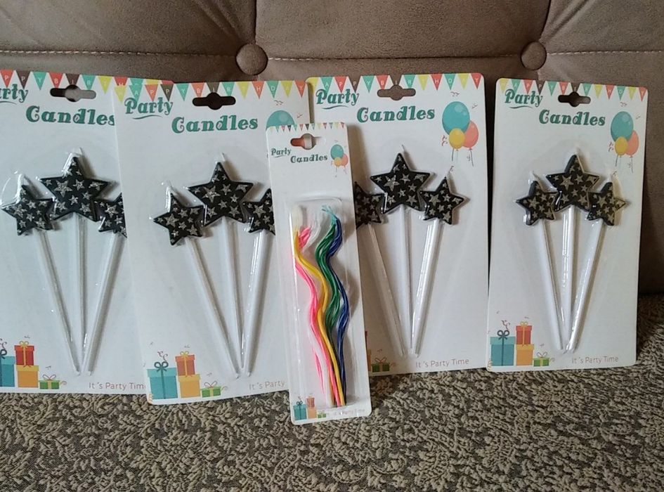 Свечки новые на торт