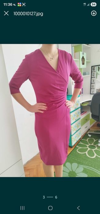 Елегантна рокля размер L