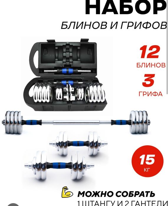 Набор блинов и грифов