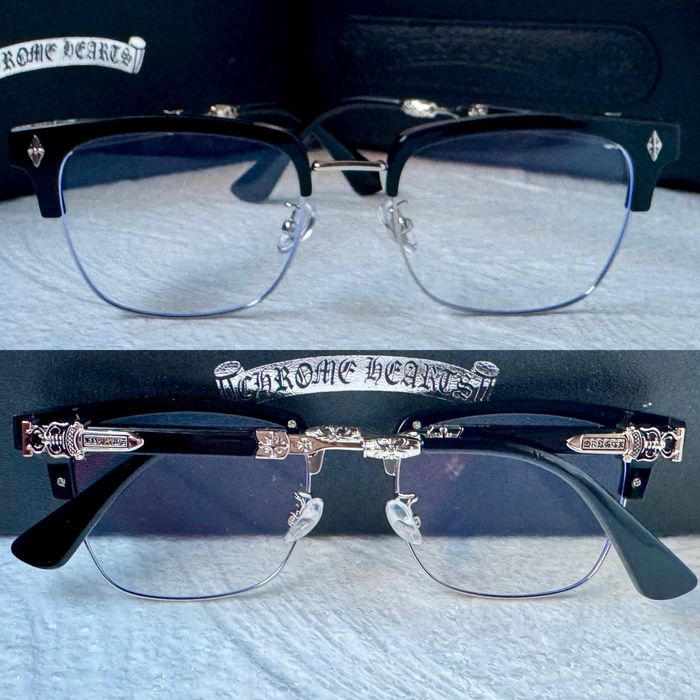 Очила за компютър Диоптрични рамки прозрачни слънчеви chrome hearts