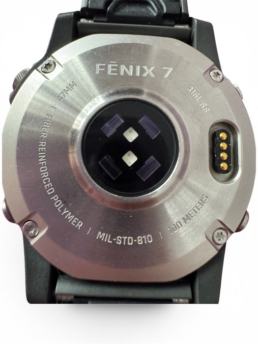 Smartwatch Multisport Garmin Fenix 7 – Carcasă 47mm, Standard MIL-STD-810, GPS Foarte puțin folosit