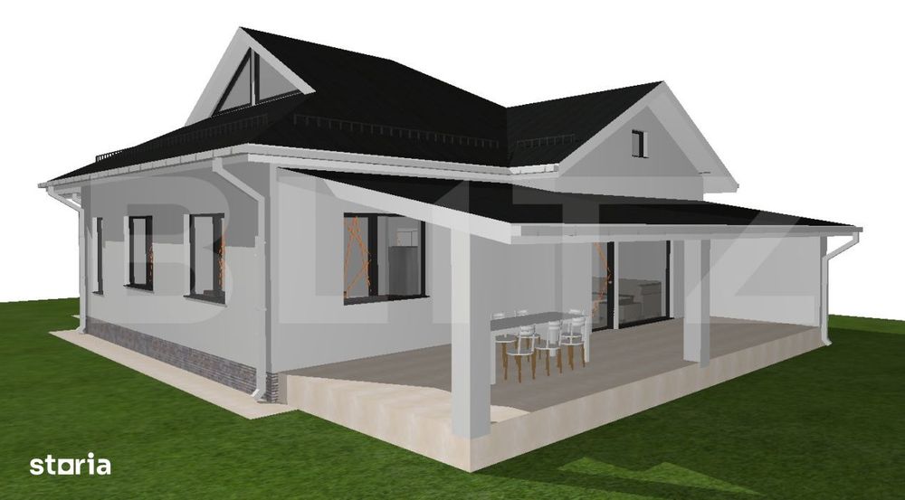 Casa P+M, 232 mp, 732 mp teren, zona Ionumi