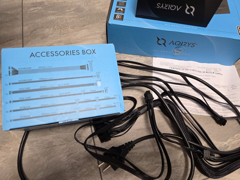 Sursa AQIRYS Quasar, 80 PLUS PLATINUM, 1200W, Full Modulara