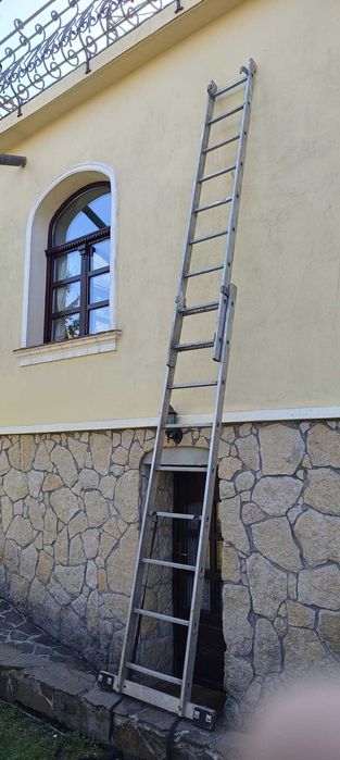 scara din aluminiu 2 si 3 tronsoane x 9 trepte