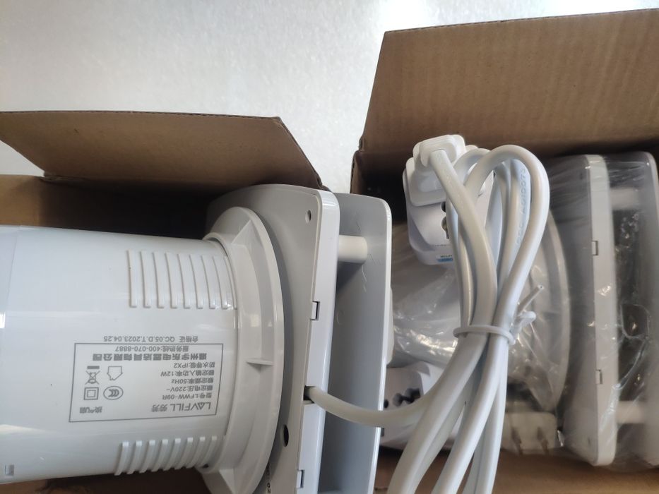 Безшумен SMART Вентилатор за баня,с и без датчик за време, хидростат