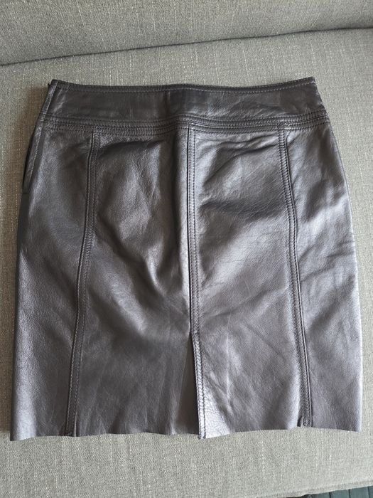 Кожена пола Mango