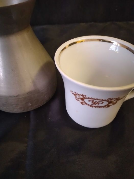 Турка для кофе и 2 чашечки