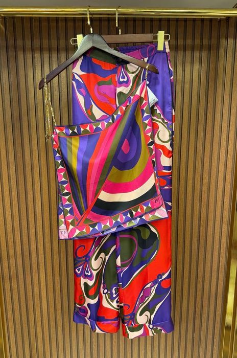 PUCCİ Iride Print Chain Top
