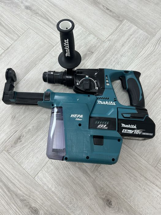 Makita DHR 243 rotopercutor cu aspirator
