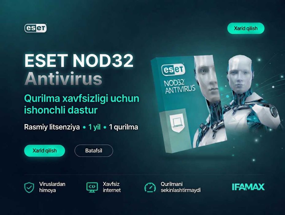 Aksiya Antivirus Eset/Mobile Antivirus