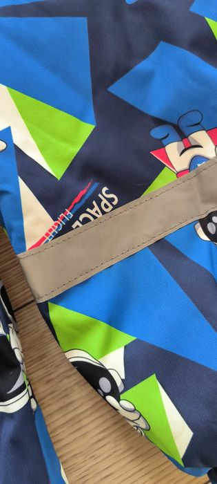 Зимен детски гащеризо цвят синьо за момче