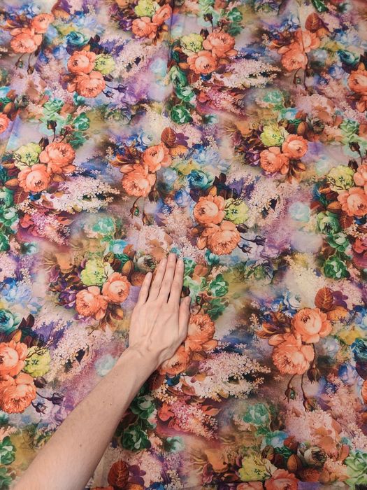 Ткань шифон разный