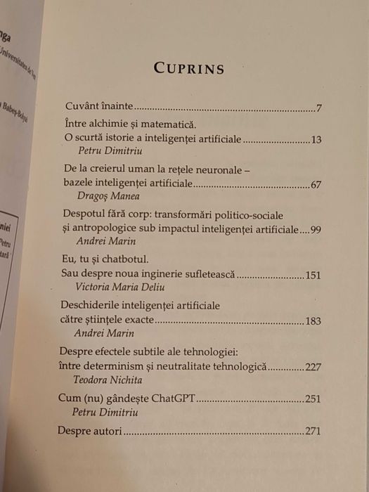 Vând carte stare bună: Inteligența artificială Cum? De când? De ce?