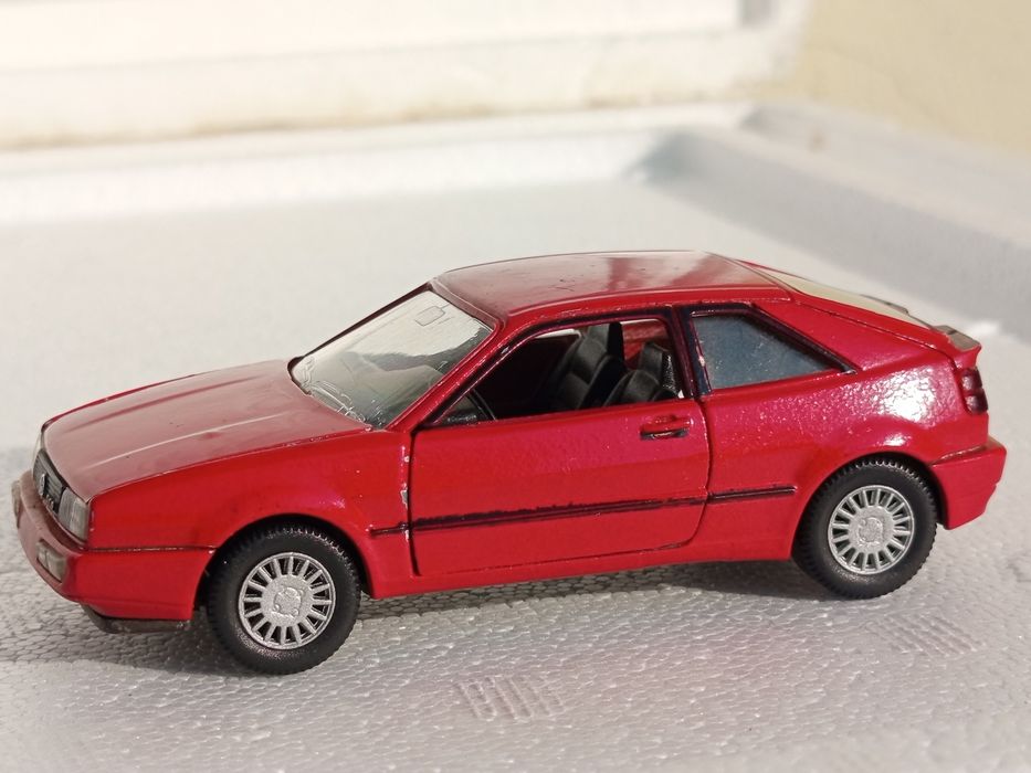 Machetă auto rară VW Corrado G60 la scara 1/43, fabricată de Schabak