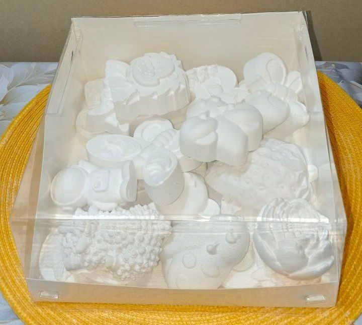 Фигурки раскраски из гипса для детского творчества