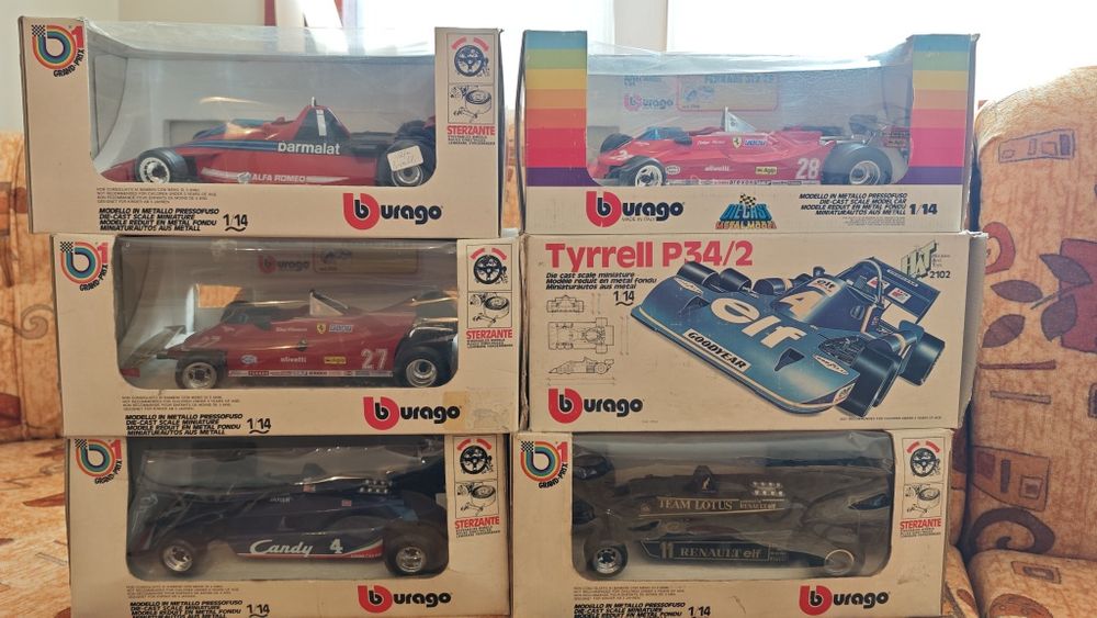 Bburago формули в размер 1/14 от 80-те години