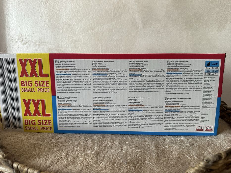 Hrana umeda pisici XXL(44 pliculete)