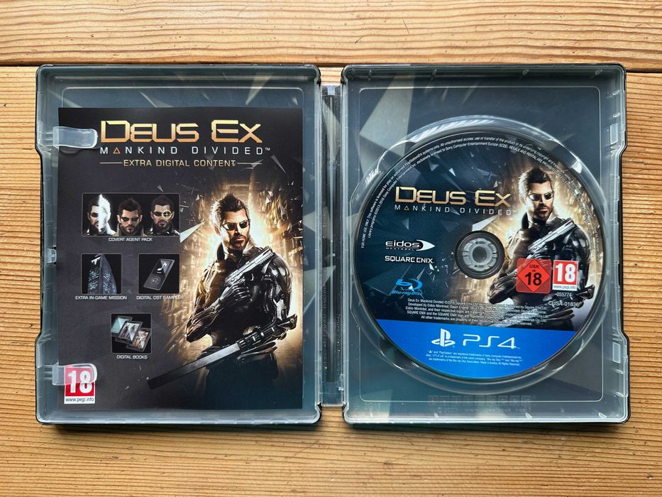 Deus Ex: Mankind Divided (Steelbook Edition) PlayStation 4 PS4 PlayStation 5 PS5 ПС4 ПС5