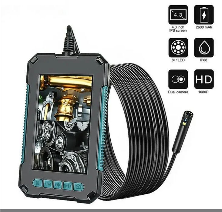 Эндоскоп HD, эндоскоп с длинным проводом.