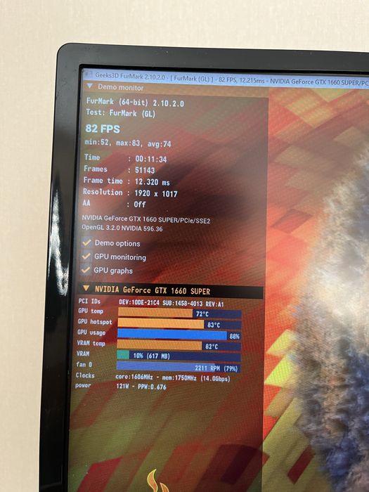 Срочно продам gtx 1660 super