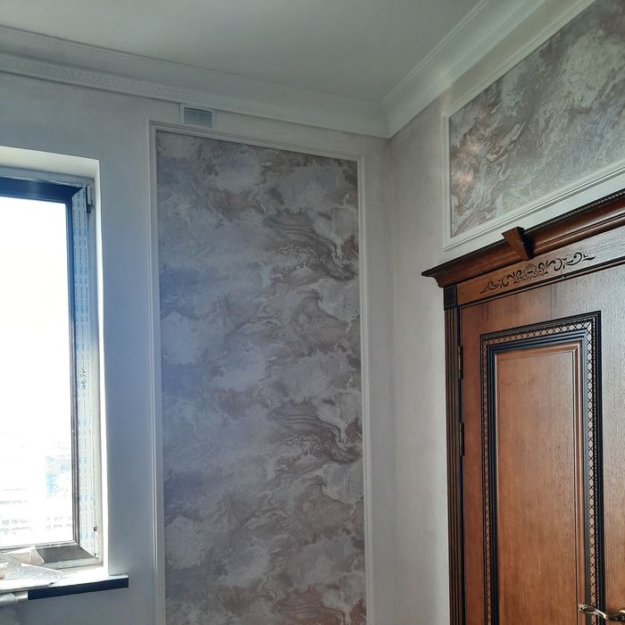 По клейка обоев шымкент