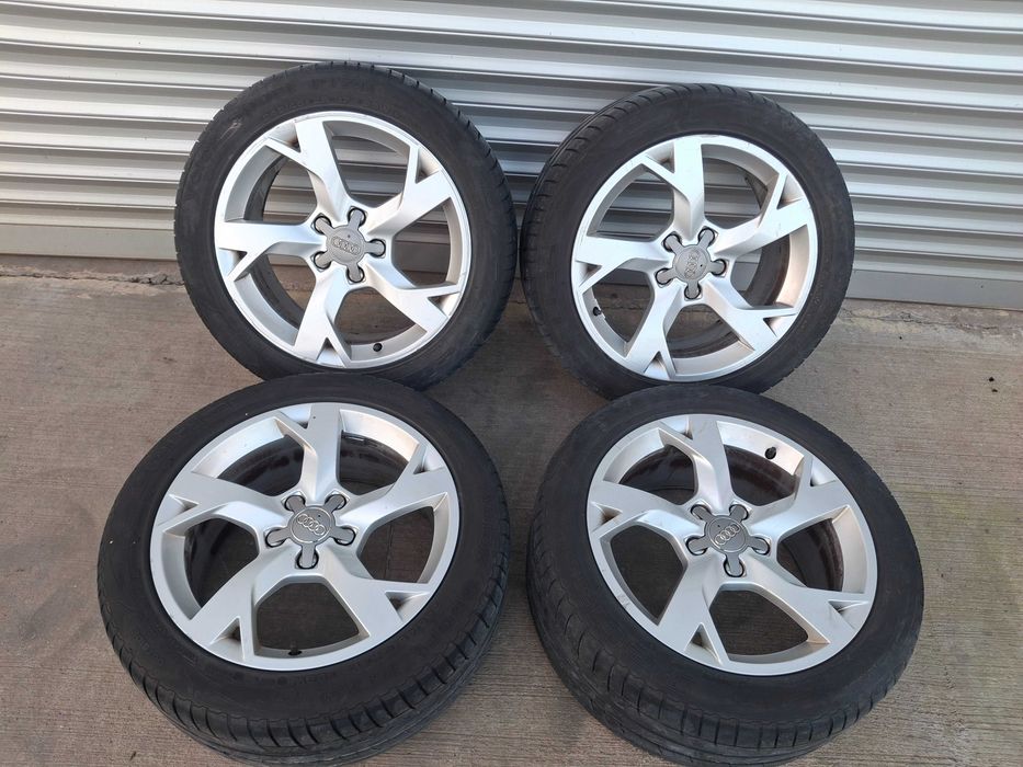 4бр. алуминиеви джанти с гуми 5x112 17 цола за Audi, VW