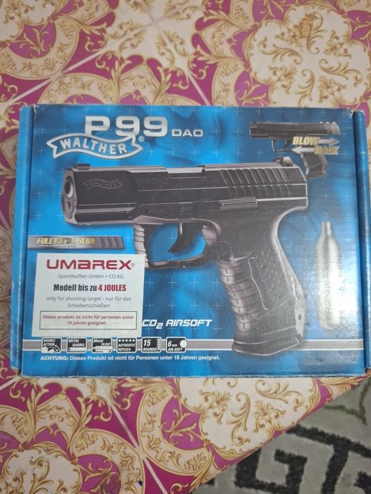 Pistol air soft Walther P 99 cu o putere de 4 Joules