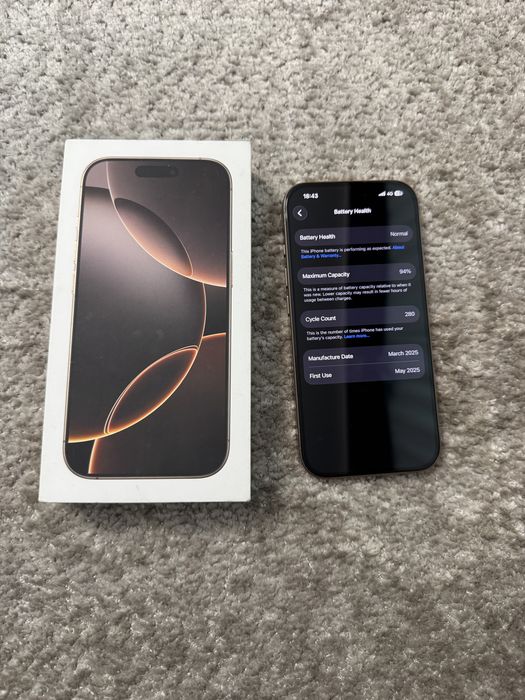 Iphone 16 pro 256gb