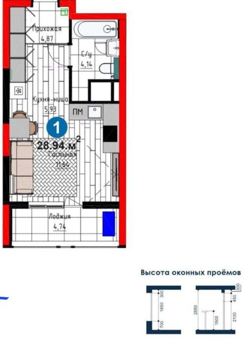 [2667]  срочно от застройщика
