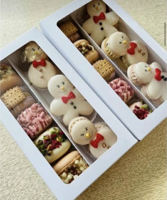 Коробки для десертов/макаронс/пирожных