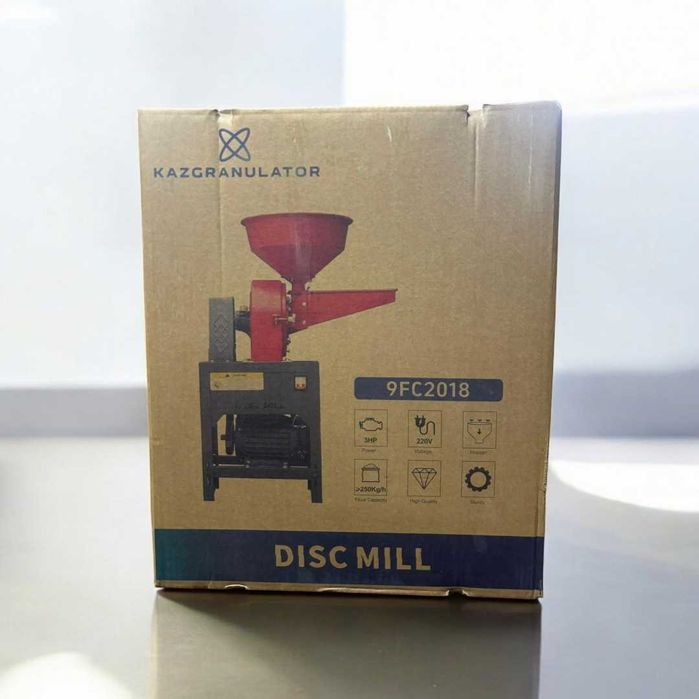 DISC MILL кормодробилка 250кг, 2.2Квт