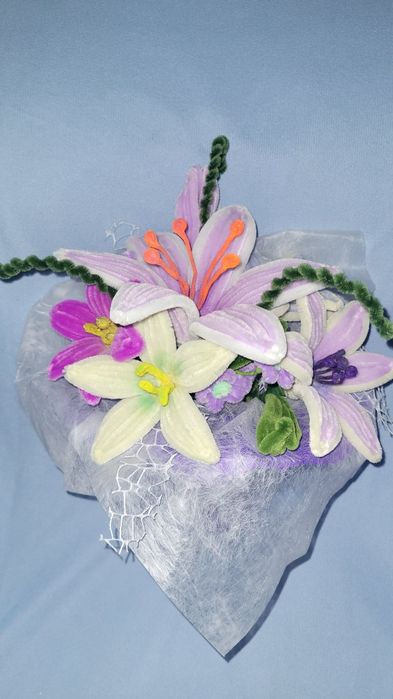 Buchet de flori handmade