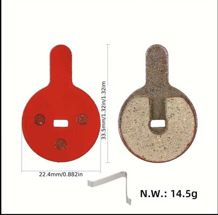 Placute frana compatibile KuKirin