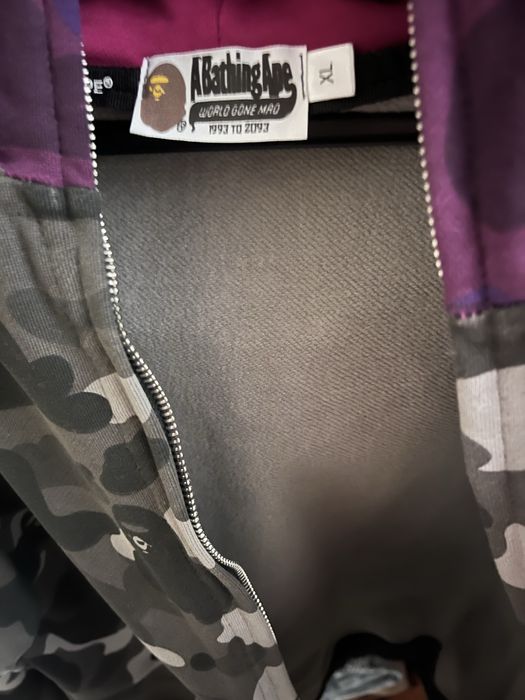 Hoodie bape shark x tiger