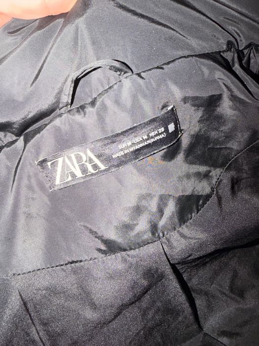 Geaca lunga groasa de iarna pentru femei Zara