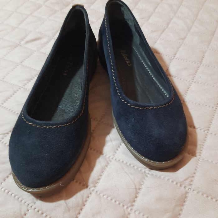 Balerini piele întoarsă, mărimea 36