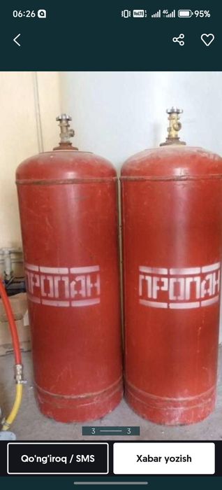 Propan gazbalon 50litrli