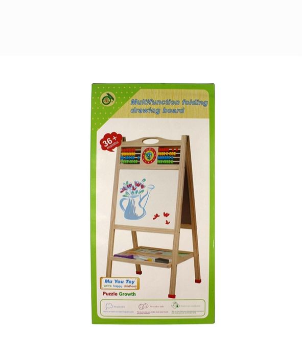 Tabla cu 2 fete, magnetica si clasica + accesorii. Produs nou