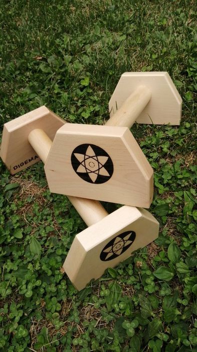 Гимнастически стойки от бук / Parallettes