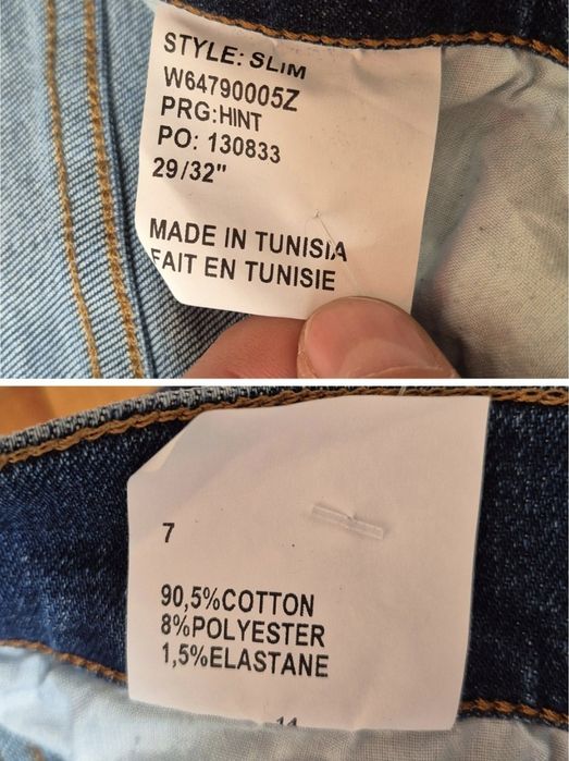 Blugi de lux Tiger of Sweden, Model Slim - Bărbați 29/32