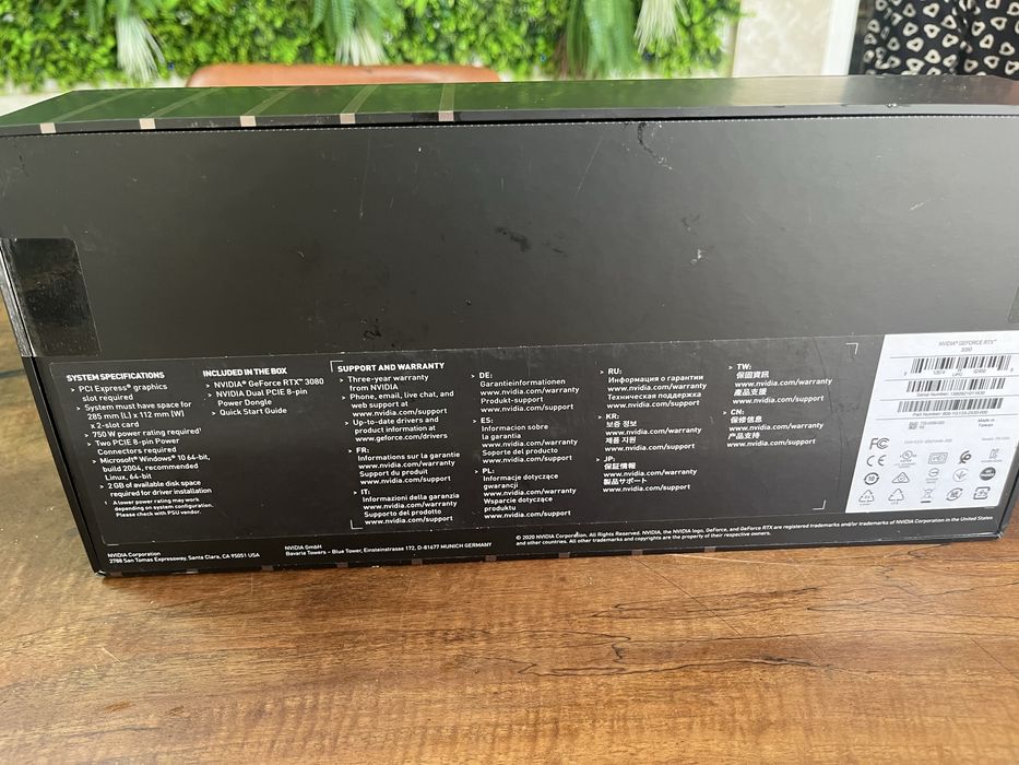 Nvidia Rtx 3080 founders edition 10 gb vram