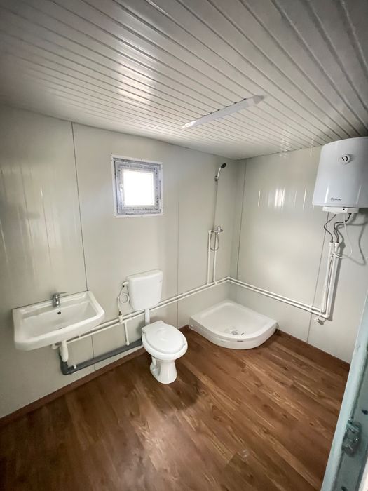 Container Birou organizare de șantier cu sanitar de locuit 6000x3000