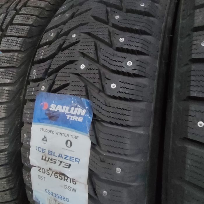 205/65 R16 Sailun Новые Шипованные