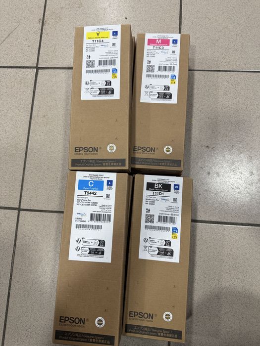 VAnd cartuse epson t9442 t11c4 t11c3 t11d1 originale, toate culorile