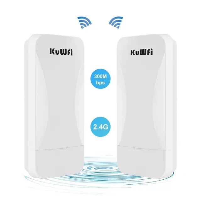 1-2KM 2.4G Point to Point wireless bridge Long Range 300Mbps Външна CP